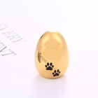 As urnas impermeáveis do animal de estimação Egg a forma Eco - prata amigável/preto/cor ouro de Rosa fornecedor