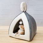 Aqueça a cama pequena do gato do animal de estimação/a cama dobrável da caverna casa do gatinho para o inverno fornecedor