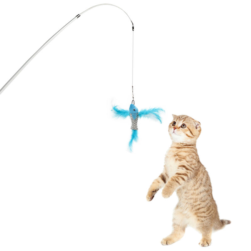 O brinquedo interativo de pouco peso do animal de estimação, deleite do gato cola para o OEM/ODM dos gatos disponíveis fornecedor