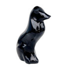 Urna dada forma da cor gato preto, estilo americano material de bronze do metal original das urnas do gato fornecedor