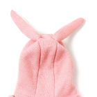 O gato bonito bonito da orelha de coelho veste-se, roupa engraçada do gato cor-de-rosa/cor cinzenta fornecedor
