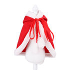O gato luxuoso do estilo do Natal veste o peso vermelho 0.15kg do casaco para o presente/lembrança fornecedor