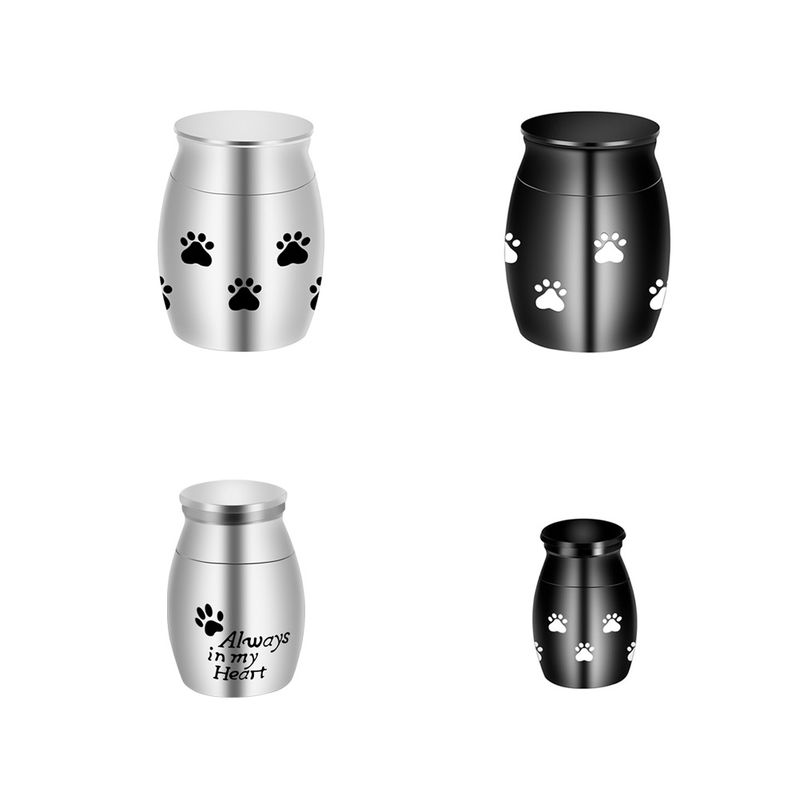 As urnas de aço inoxidável do animal de estimação/urna pequena do animal de estimação personalizaram o logotipo para as cinzas animais fornecedor